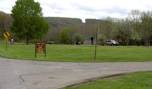 Egbert Farm day-use area at the Petroleum Center trail head