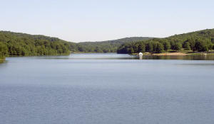 Justus Lake from the dam